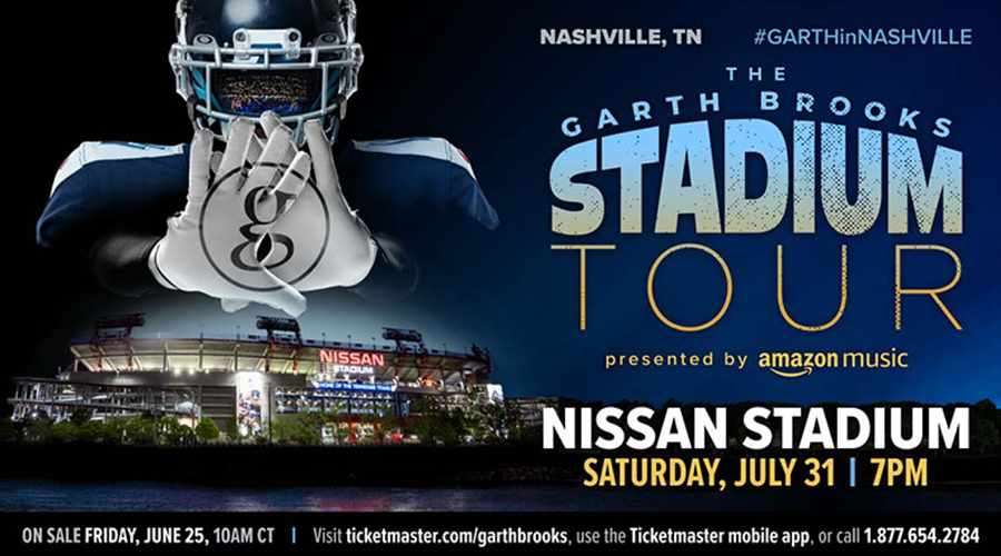 The Garth Brooks Stadium Tour Is Coming To Nashville s Nissan Stadium 