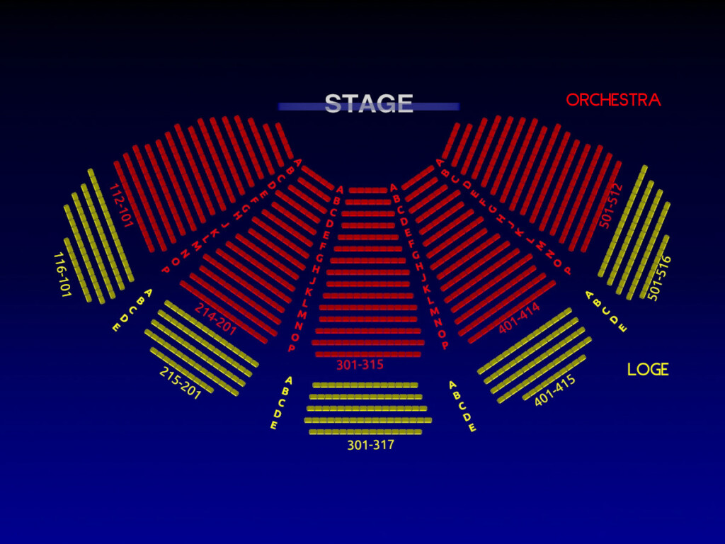 Lunt Fontanne Theater Interactive Seating Chart Seating 