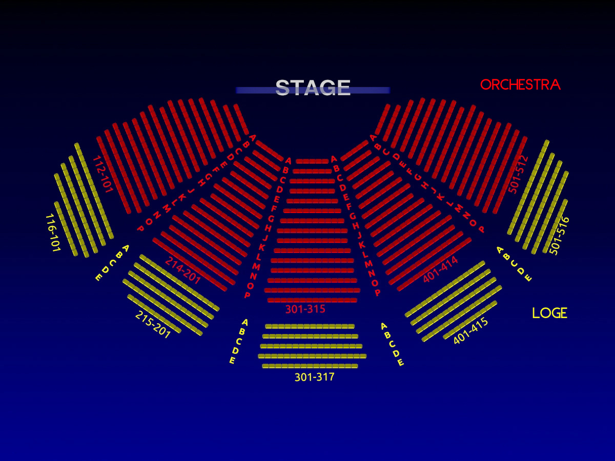 Vivian Beaumont Theatre Interactive Broadway Seating Chart Broadway 