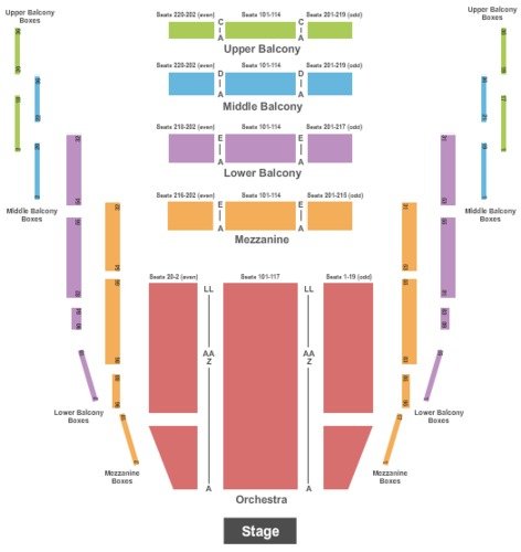 Whiting Auditorium Tickets Seating Charts And Schedule In Flint MI At 